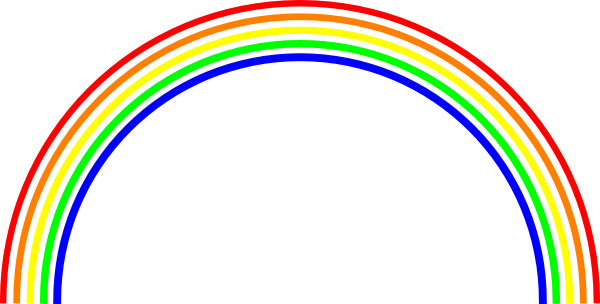 600x304 Rainbow Clip Art