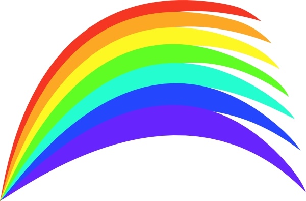 600x395 Rainbow Clip Art Free Vector In Open Office Drawing