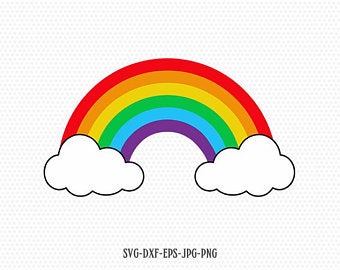 340x270 Rainbow Vector Etsy