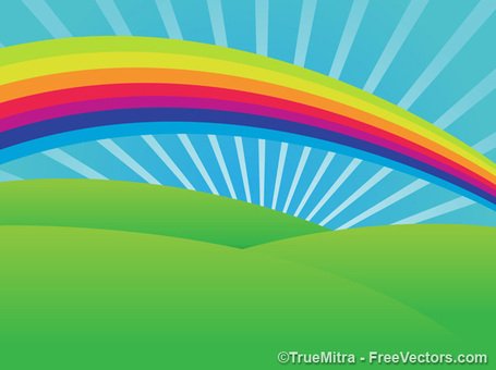 455x340 Free Rainbow Scenic Backgrounds Clipart And Vector Graphics