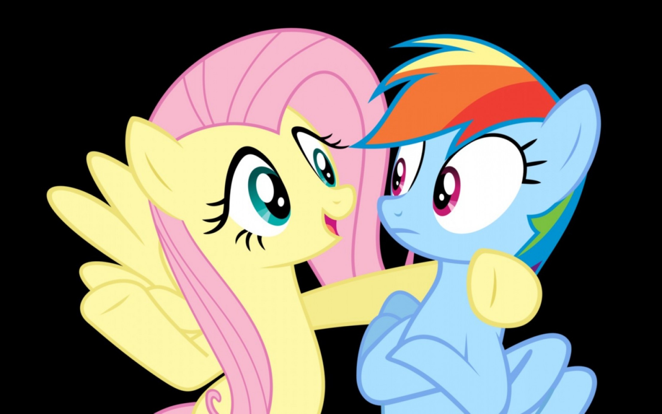 Vector Of Rainbow Dash And Fluttershy Cqrecords 2211x1382 Vector Of Rainbow Dash And Fluttershy Cqrecords