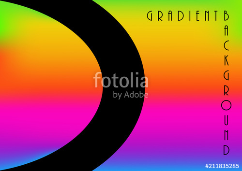 500x354 Horizontal Abstract Background With Rainbow Gradient Vector