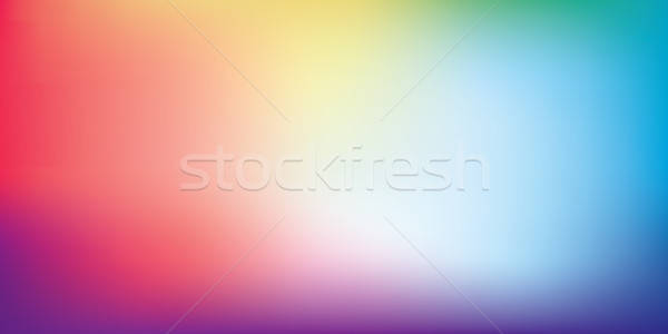 600x300 Rainbow Gradient Mesh Blurred Background Vector Illustration
