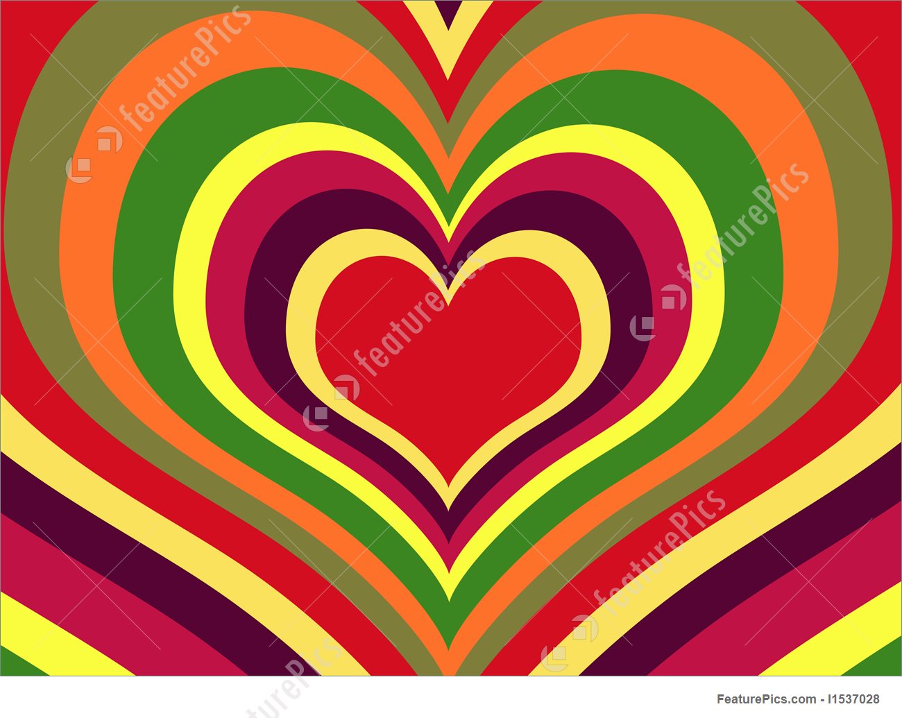 1300x1035 Holidays Rainbow Hearts