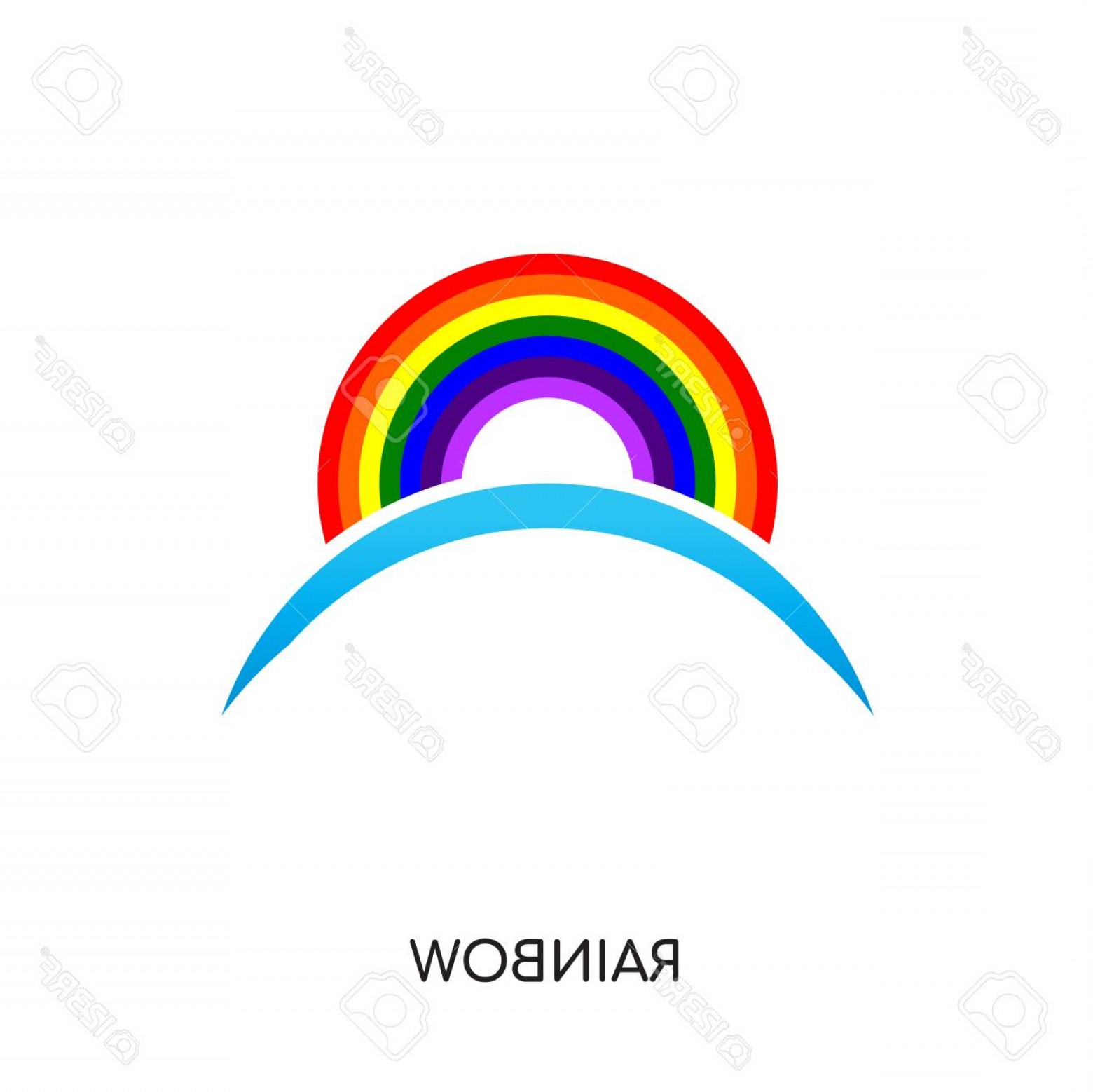 Эмблема радуга