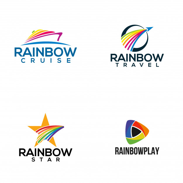 626x626 Rainbow Logo Vector Premium Download