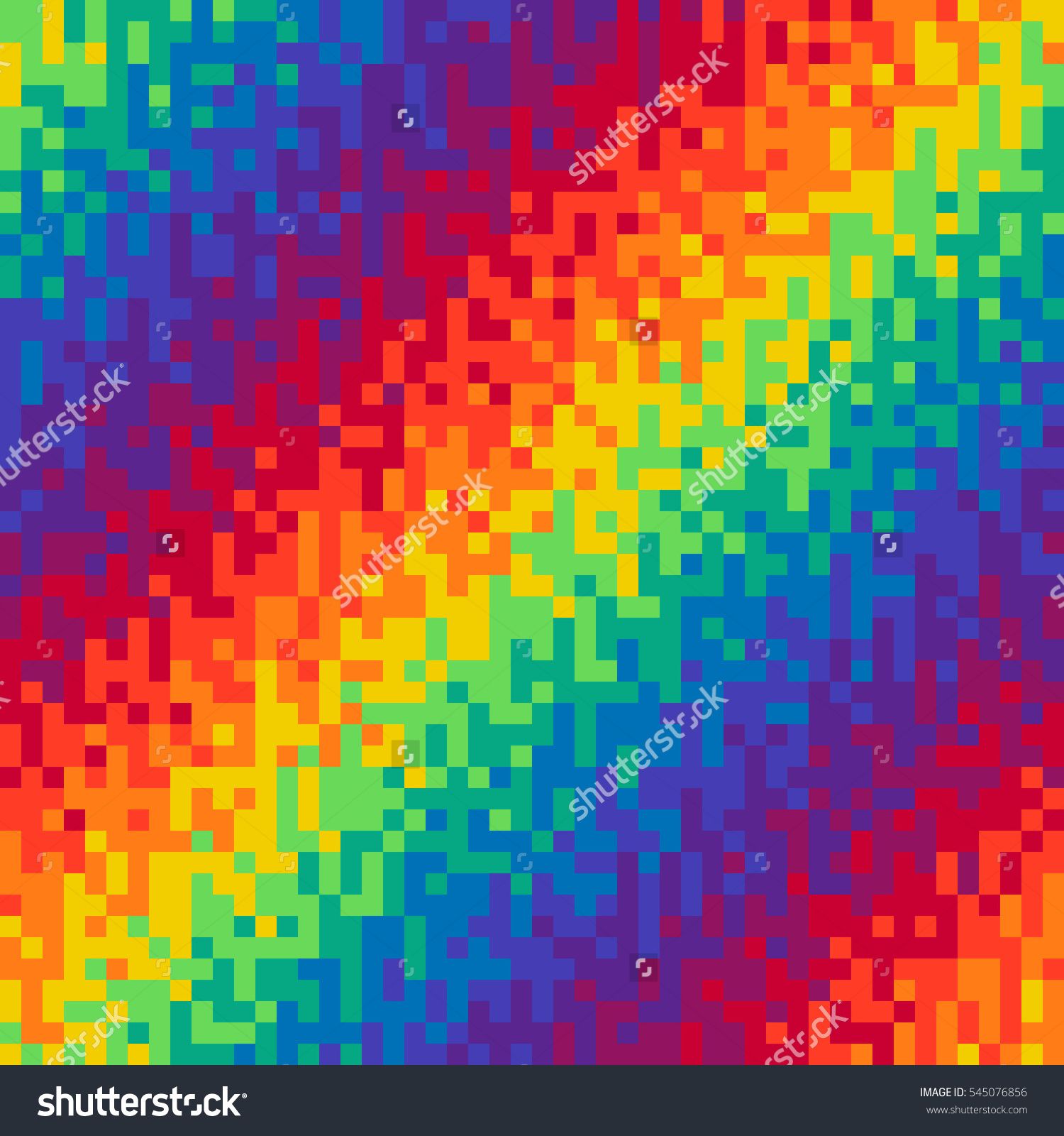 1500x1600 Pixel Rainbow Background Seamless Pattern Vector Illustration