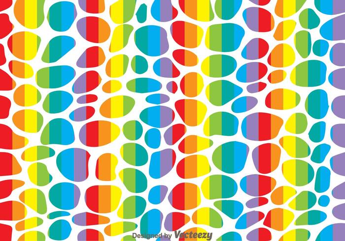 700x490 Rainbow Leopard Pattern Vector