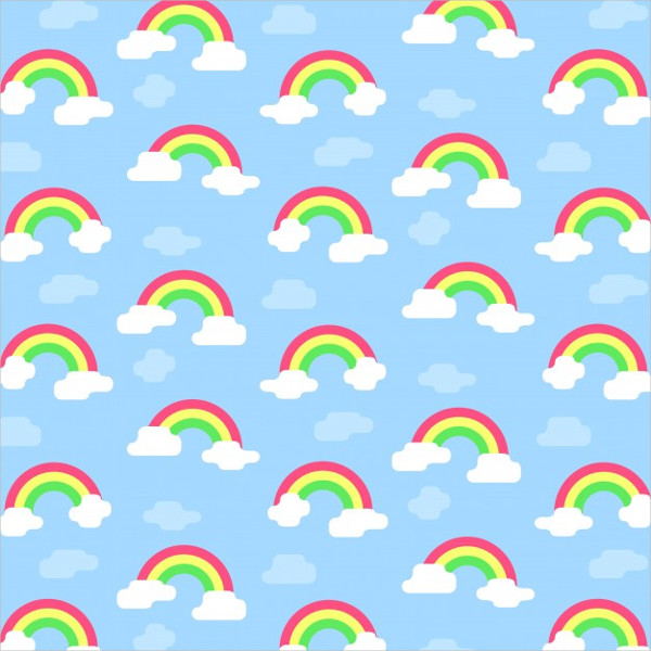 600x600 Rainbow Patterns