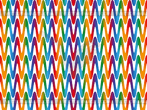 300x225 Seamless Rainbow Pattern With Wavy Lines