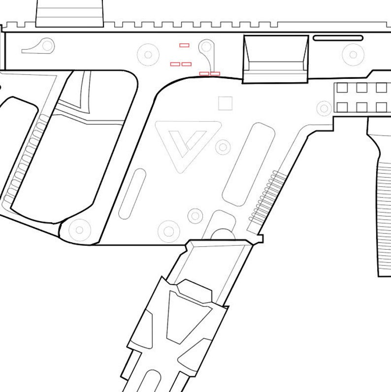 794x796 Mira Vector Acp From Rainbow Six Siege Etsy