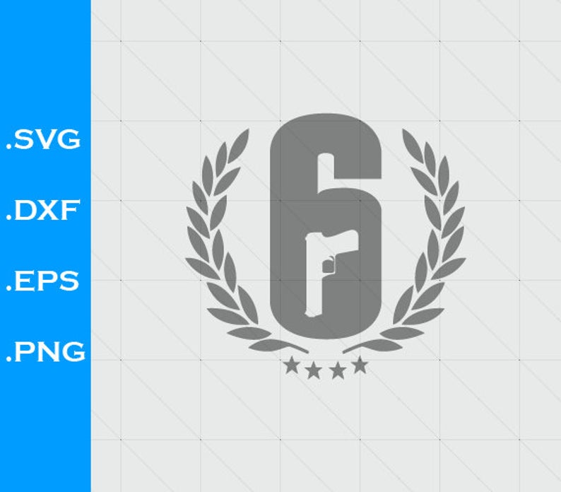 794x696 Rainbow Six Siege Inspired Logo Clipart Etsy