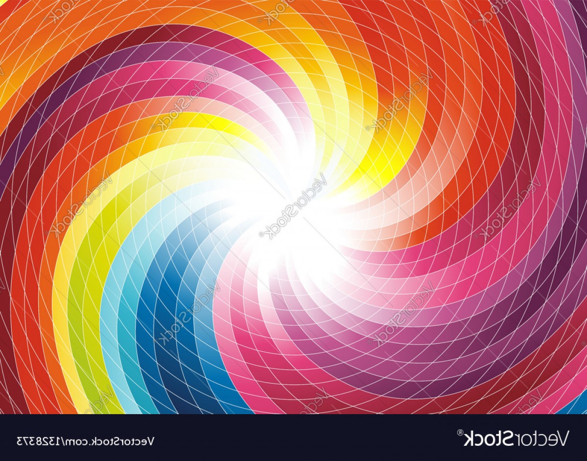 1200x944 Rainbow Swirl Abstract Colorful Background Vector Handandbeak