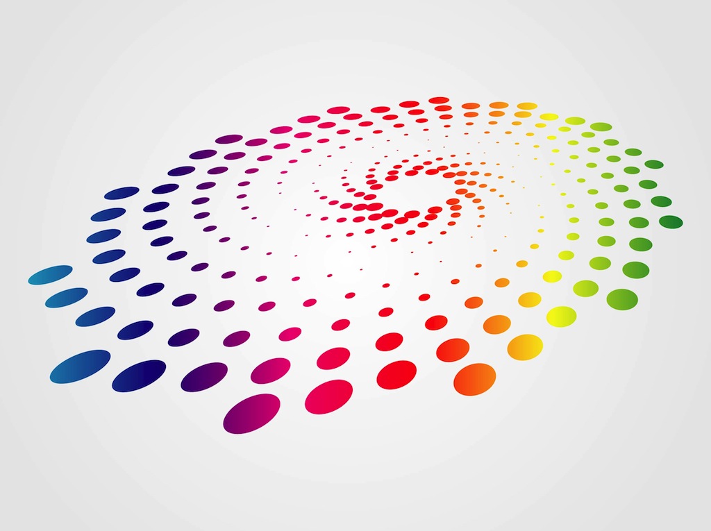 1024x765 Rainbow Swirl Vector Art Graphics