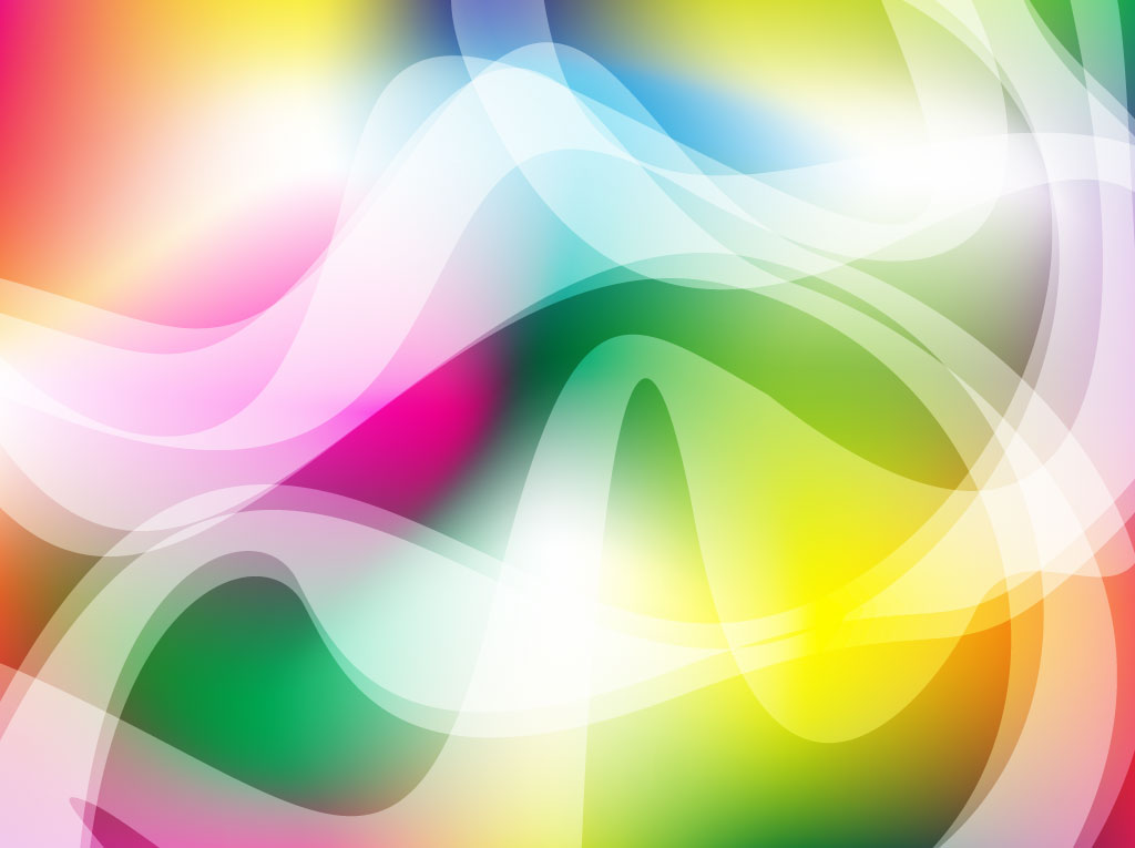 1024x765 Rainbow Swirl Vector Design