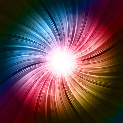 500x500 Rainbow Swirls Vector Background Free Vector In Vector