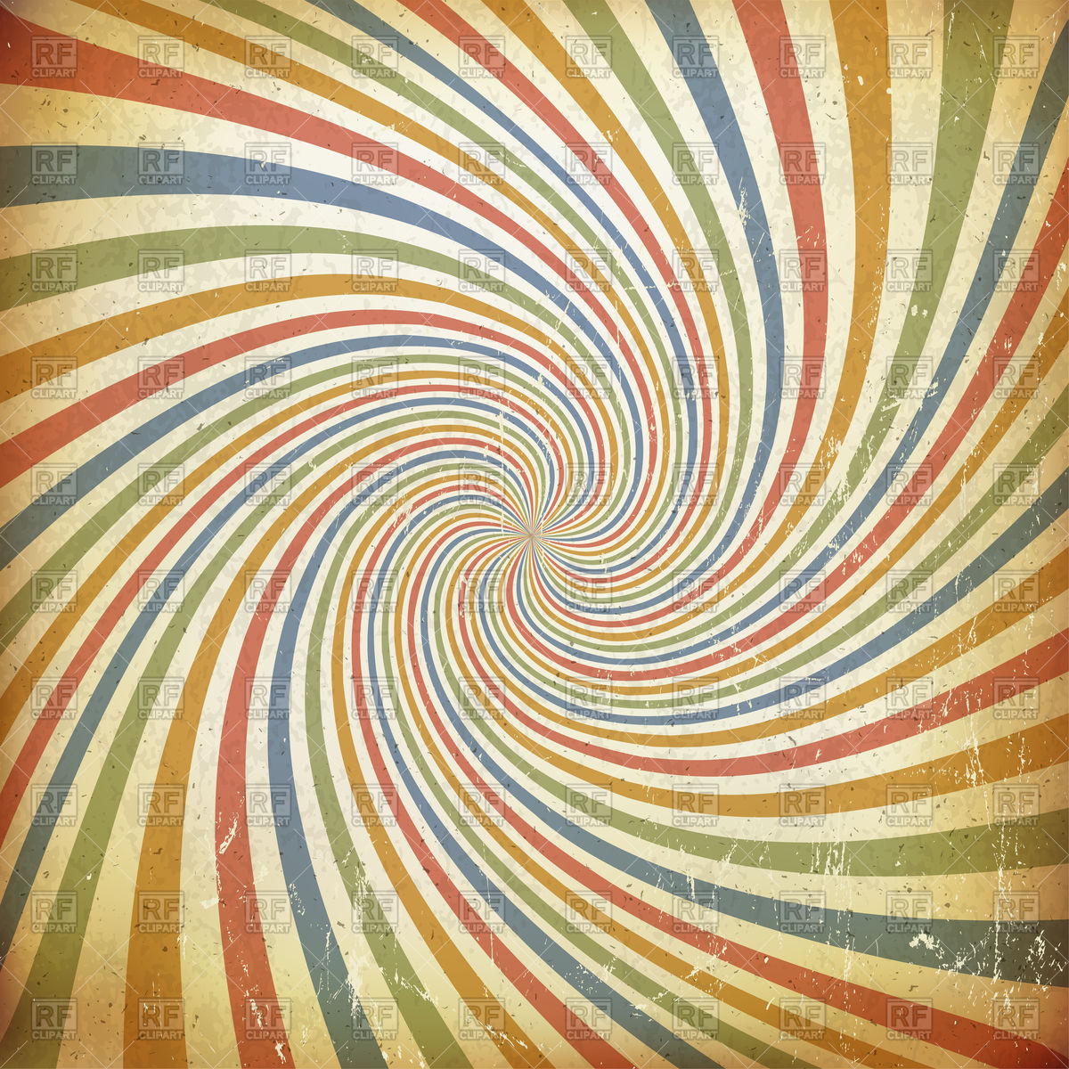 1200x1200 Rainbow Winding Into The Swirl Vector Image Of Backgrounds
