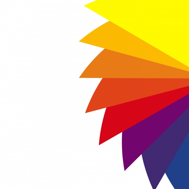 640x640 Bright Rainbow Swirl Background Rainbow Rays Of Twisted Spiral