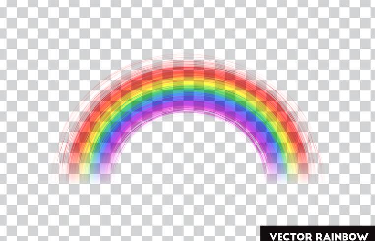 762x490 Transparent Rainbow Vector Illustration Realistic Rainbow