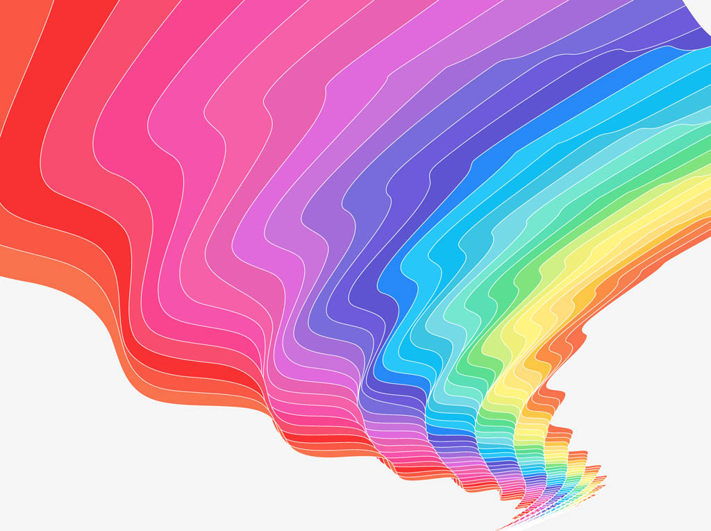1024x765 Vector Rainbow Vector Art Graphics