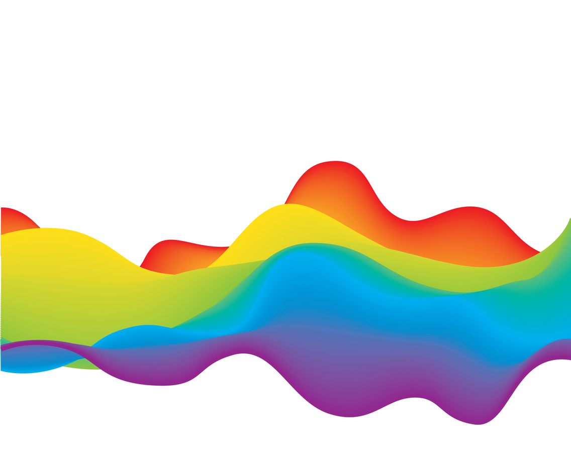 1136x936 Rainbow Wave Background Vector Art Graphics