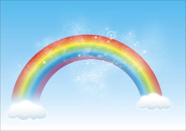 600x424 Rainbow Vector Free Vector In Coreldraw Cdr