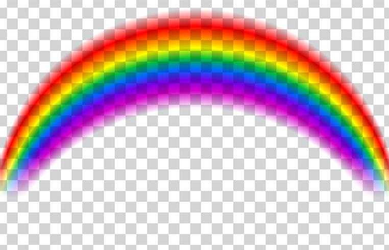 762x490 Transparent Rainbow Vector Illustration Realistic Rainbow
