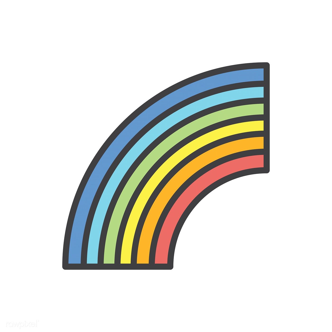 1400x1400 Rainbow Vector Free Image