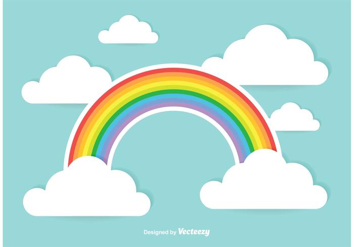 Rainbow Free Vector Art 700x490 Rainbow Free Vector Art