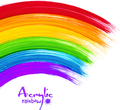 Beautiful Rainbow Paint Design Vector Free Vector In Adobe 500x458 Beautiful Rainbow Paint Design Vector Free Vector In Adobe