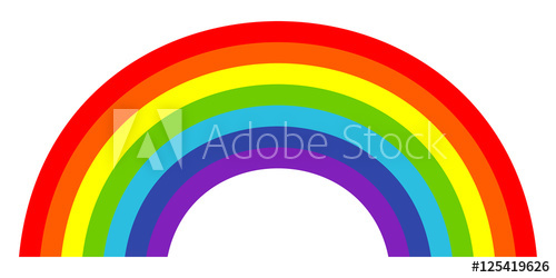 Colorful Trendy Icon Of Rainbow Vector Illustration 500x250 Colorful Trendy Icon Of Rainbow Vector Illustration