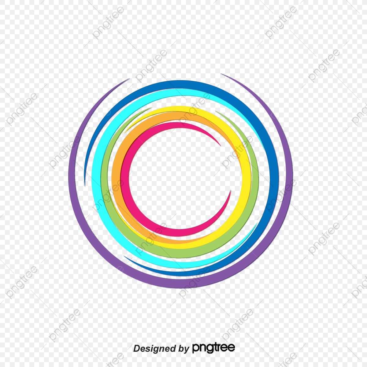 1200x1200 Rainbow Circle Title Box, Rainbow Vector, Circle Vector, Box