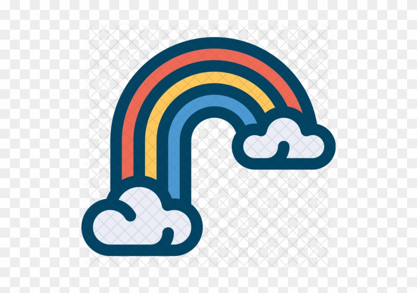 840x592 Rainbow Icon Icon Cartoon Royalty Free Vector Image