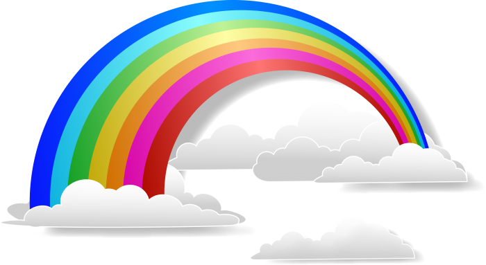 700x383 Rainbow Vector Euclidean Cloud Iridescence Free Photo Png Vector