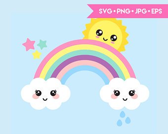 340x270 Rainbow Vector Etsy