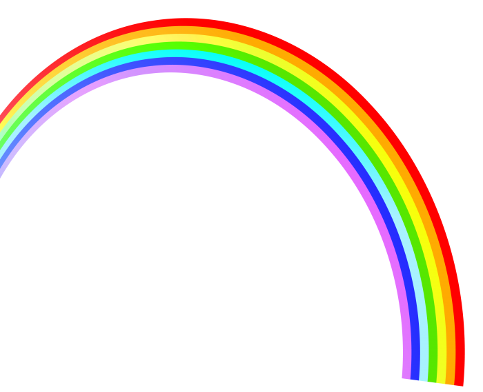 Rainbow Vector Png at Vectorified.com | Collection of Rainbow Vector ...