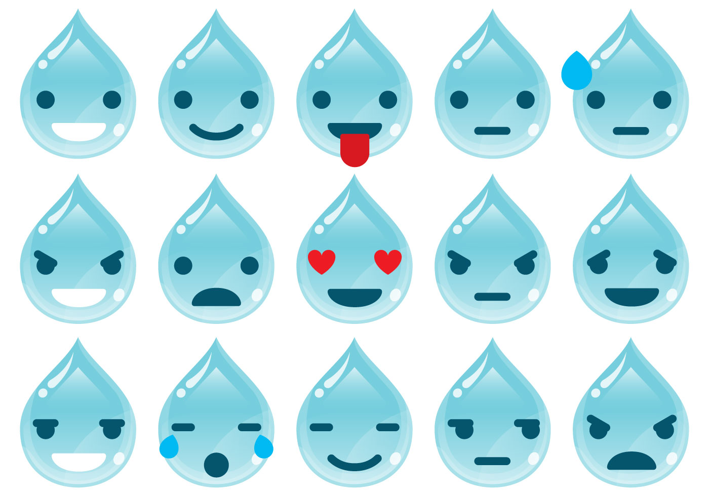 Raindrop Free Vector Art 1400x980 Raindrop Free Vector Art