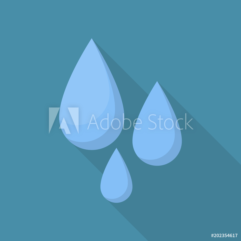 Photo Art Print Raindrop Icon Flat Illustration Of Raindrop 1000x1000 Photo Art Print Raindrop Icon Flat Illustration Of Raindrop