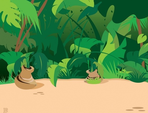 482x368 Rainforest Vector Free Vector Download
