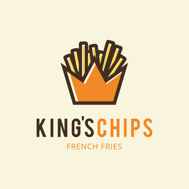 King's Chips Logo Design Created 800x800 King's Chips Logo Design Created