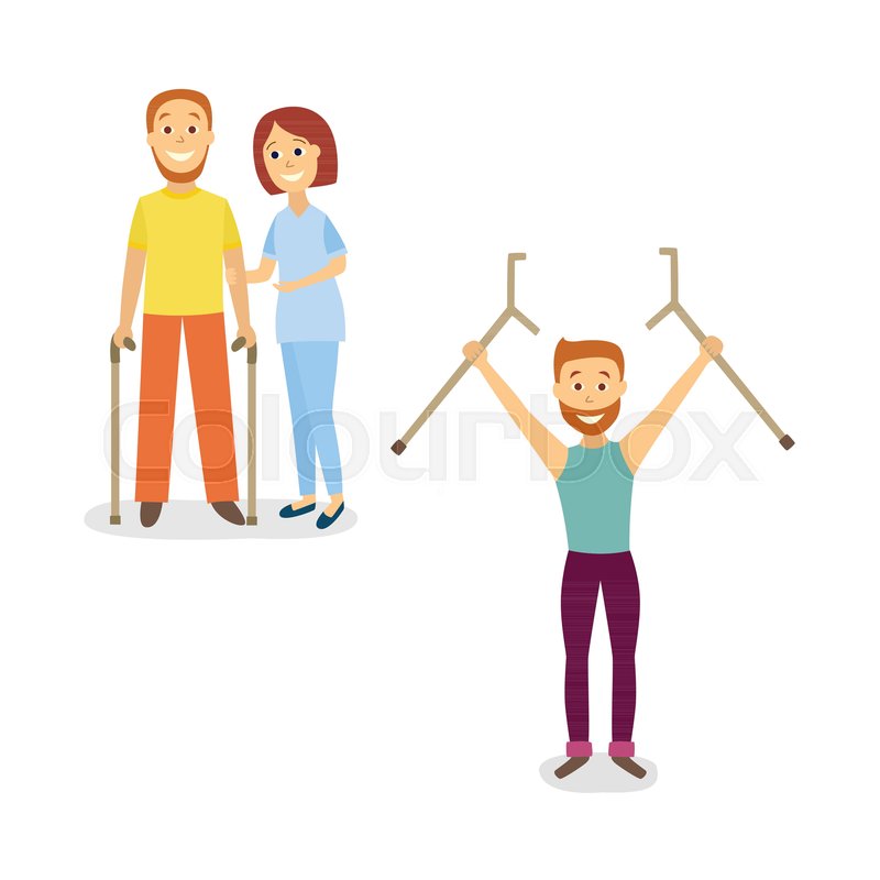 Vector Flat Rehabilitation Scenes Set Stock Vector Colourbox 800x800 Vector Flat Rehabilitation Scenes Set Stock Vector Colourbox