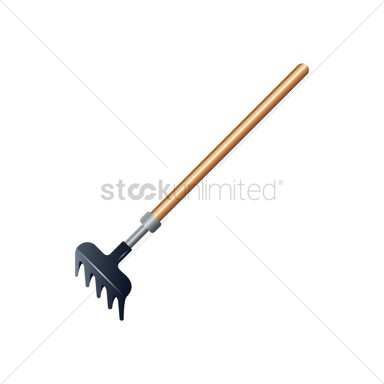 1300x1300 Rake Vector Image
