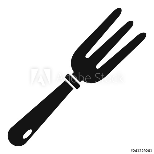 500x500 Hand Garden Rake Icon Simple Illustration Of Hand Garden Rake