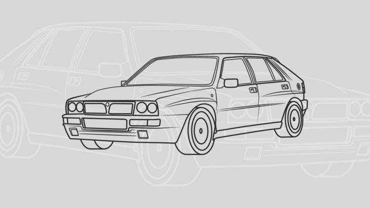 748x421 Rally, Rally Cars, Car, Vector, Lancia Delta, Illusions Wallpapers