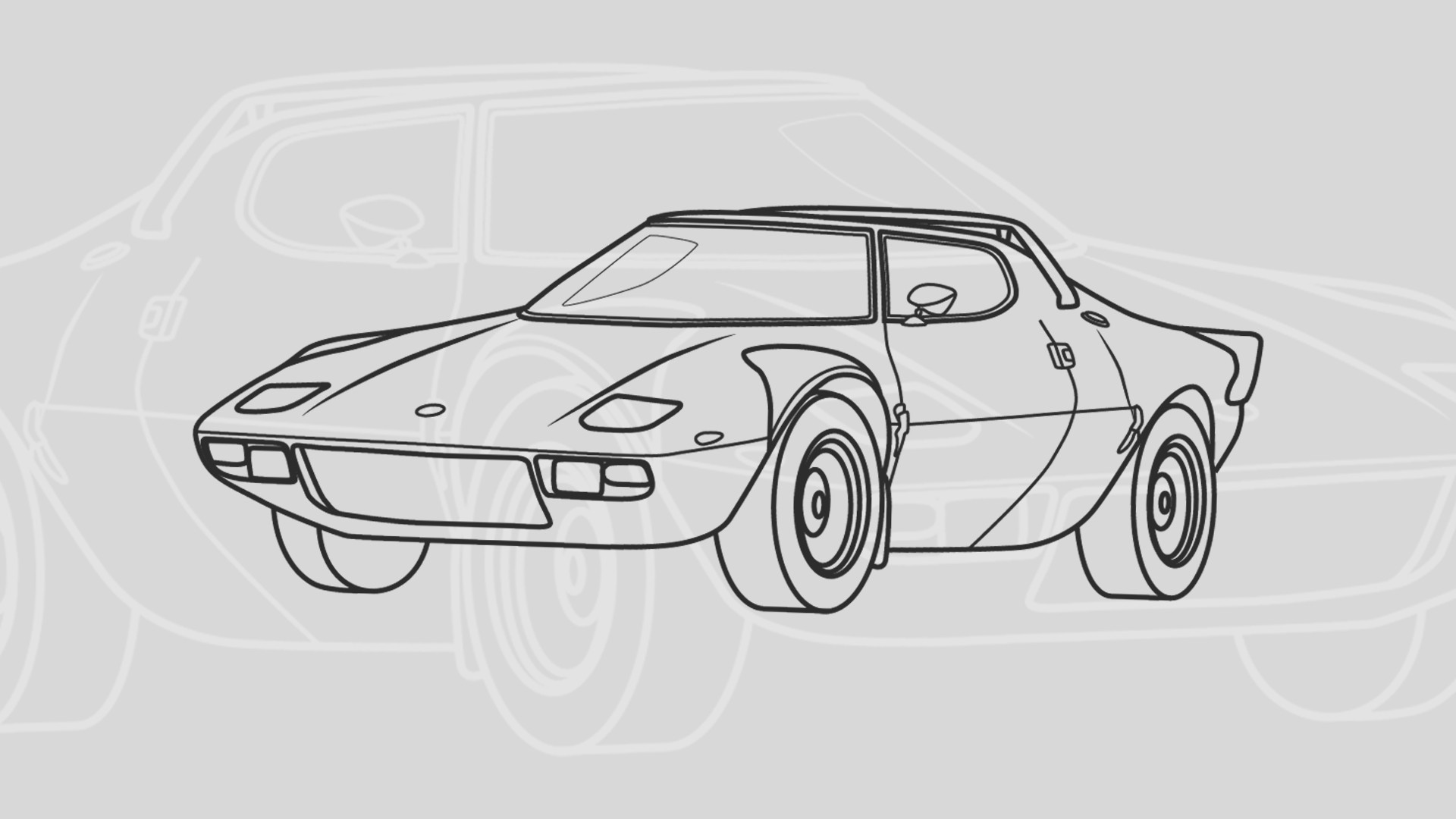 1920x1080 Rally Rally Cars Car Vector Lancia Stratos