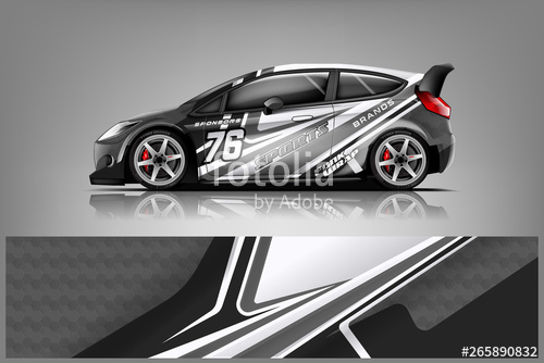 500x334 Rally Car Wrap Vector Designs Abstract Livery For Vehicle Vinyl