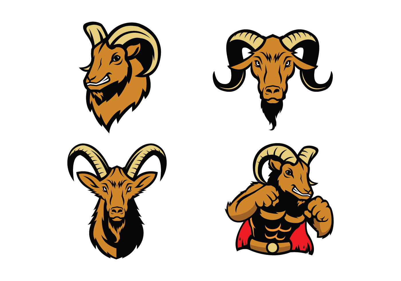 1400x980 Ram Free Vector Art