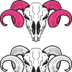 300x300 Royalty Free Stock Photos Ram Animal Vector Illustration Head