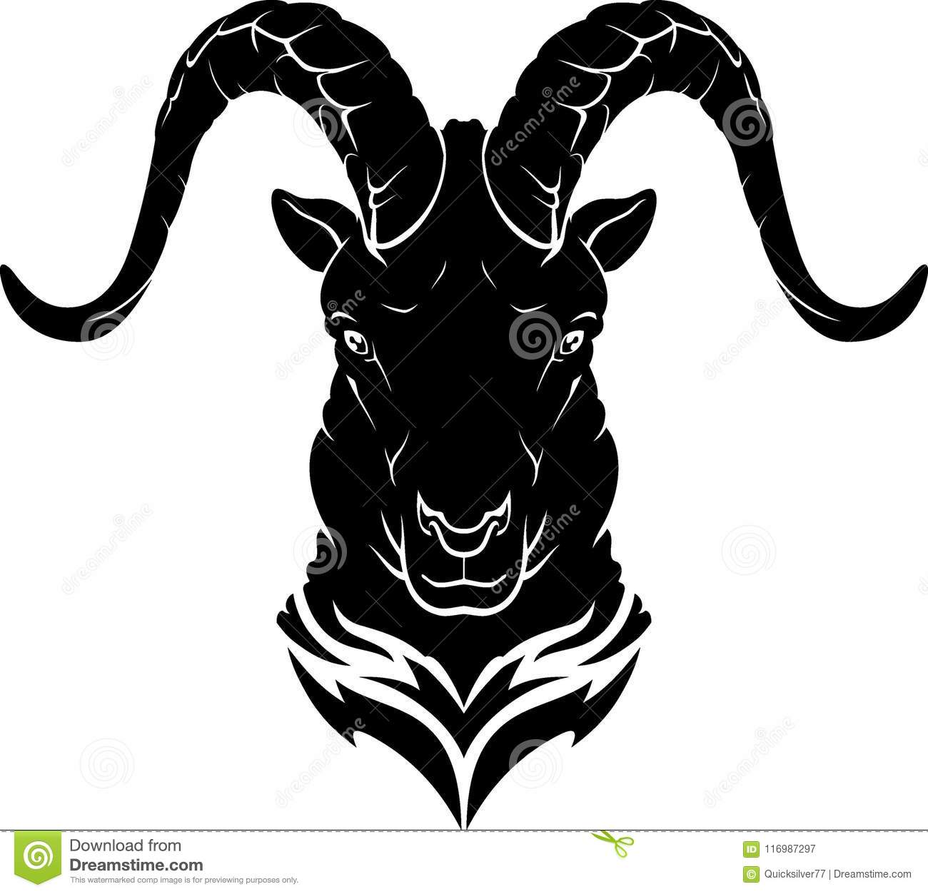 1300x1253 Huge Collection Of 'ram Head Silhouette' Download More Than