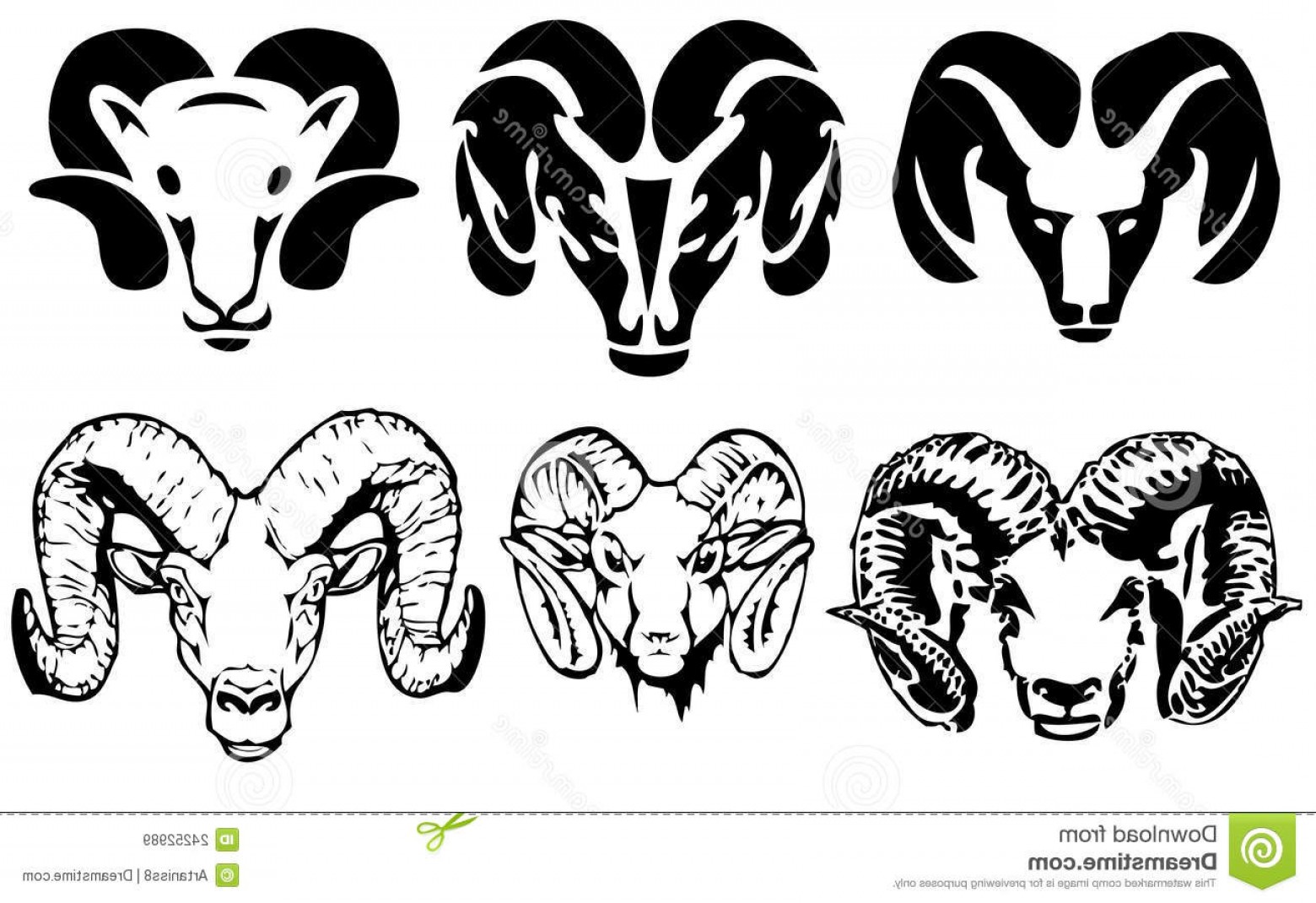 1560x1070 Royalty Free Stock Images Ram Stencil Vector Set Image Soidergi